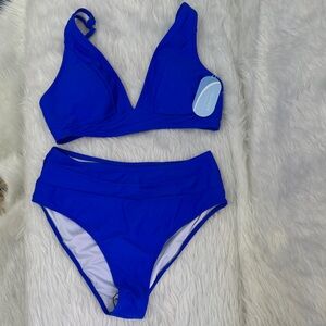 Vibrant Blue Bikini Set